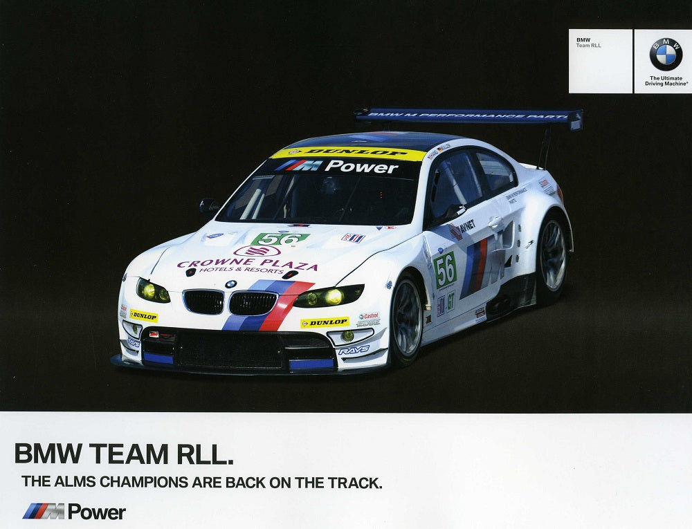 Signature Card - 2012 BMW Team RLL Signature Card