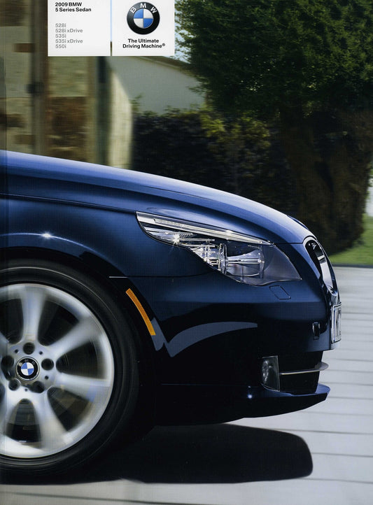 Brochure - 2009 BMW 5 Series Sedan 528i 528i xDrive 535i 535i xDrive 550i - E60 - BMW CCA Foundation
