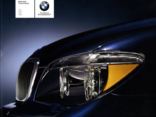 Brochure - BMW 2006 7 Series Sedan 750i 750Li 760i 760Li - E65 / E66 Brochure (2nd version)