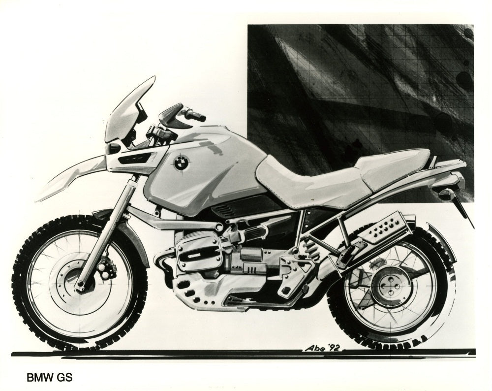 BMW GS Press Drawing