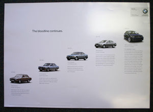 Poster - The bloodline continues. BMW 5 Series History Poster