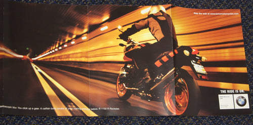 Brochure - Make every tunnel a wind tunnel. - 2004/2005 Full Model Line BMW Motorcycle Brochure