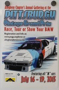 Poster - Allegheny Chapter's Annual Gathering at the Pittsburgh Vintage Grand Prix 2015