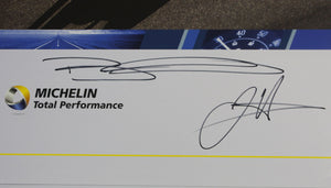 Autographed Poster - Michelin Total Performance Passion from track to street - BMW RLL E89 Z4 GT