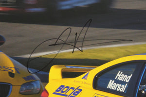 Autographed Poster - Turner Motorsport - BMW E92 M3 #97 signed by Joey Hand  and Michael Marsal