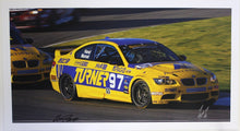 Load image into Gallery viewer, Autographed Poster - Turner Motorsport  - BMW E92 M3 #97 signed by Joey Hand, Will Turner and Michael Marsal