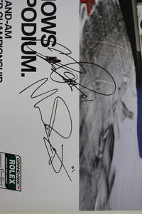 Autographed Poster - Double Sided Looks like someone knows...It's Hard to Beat...BMW Riley & Turner Motorsport E92 M3