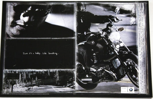 Poster - Sure it's a hobby. Like breathing.  BMW R 1200 C / R1200C small poster - BMW CCA Foundation