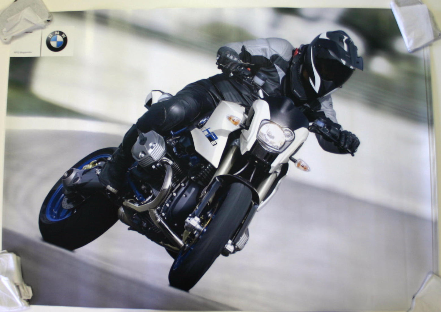 Poster - BMW Motorcycle Motorrad HP2 Megamoto - BMW CCA Foundation