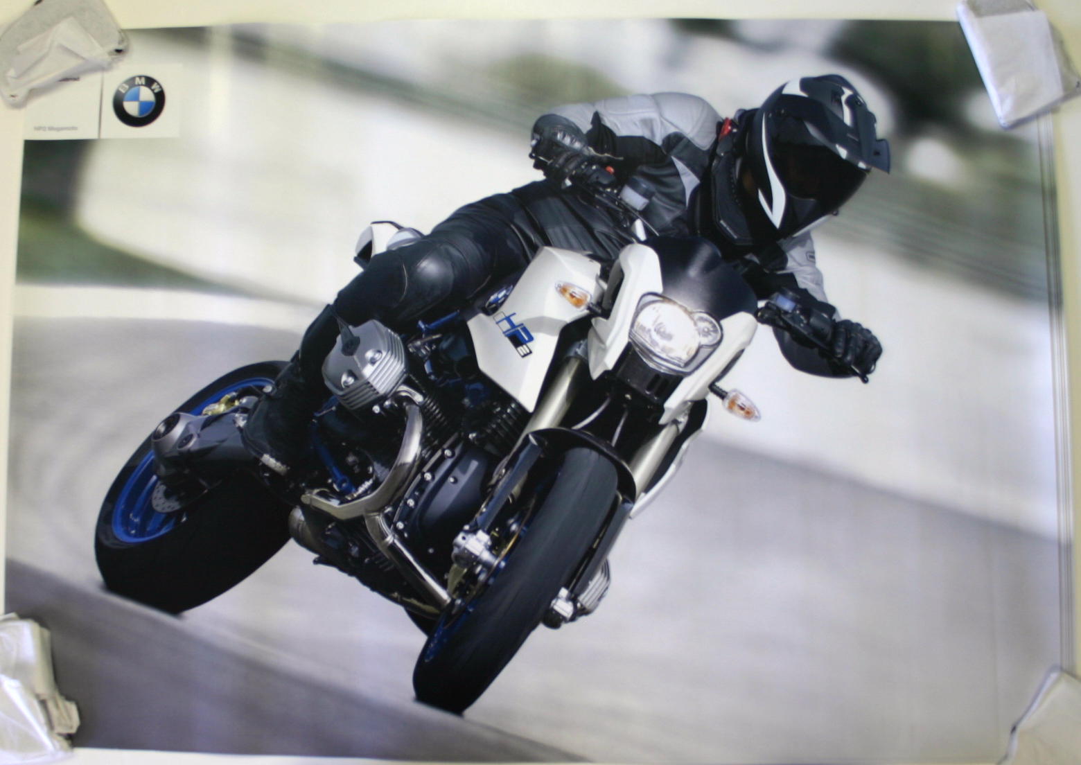 Poster - BMW Motorcycle Motorrad HP2 Megamoto - BMW CCA Foundation