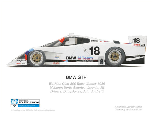 Print - BMW GTP 1986 Watkins Glen Print