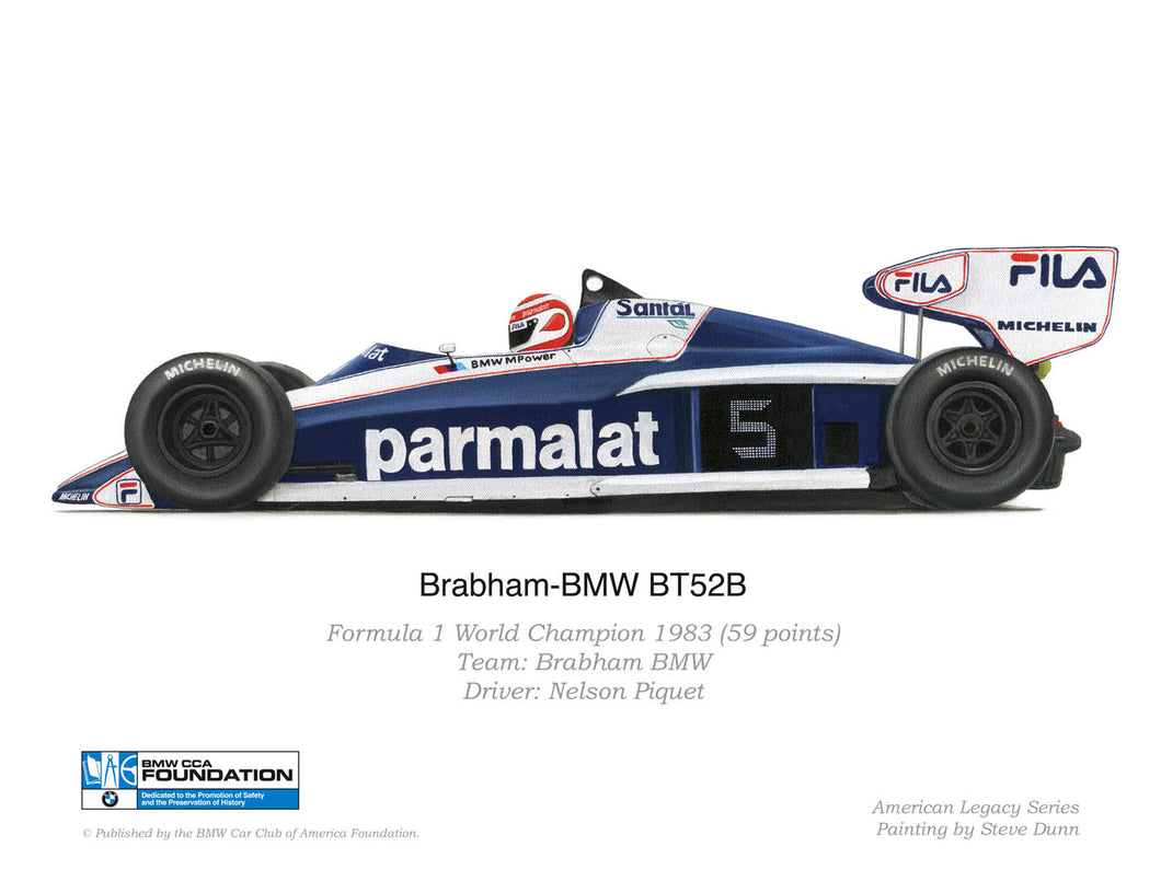 Print - Brabham - BMW BT52B