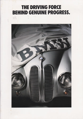 Brochure - The Driving Force Behind Genuine Progress - BMW CCA Foundation
