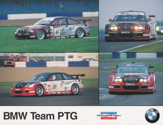 Signature Card - 2000 BMW Team PTG - BMW CCA Foundation