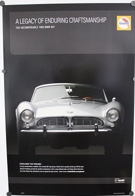 Poster - A Legacy of Enduring Craftsmanship - The Incomparable 1958 BMW 507
